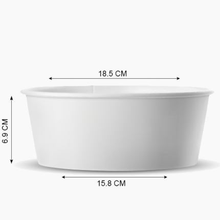 علب طعام ورقية ابيض معلب طعام ورقية ابيض مقاس 36 W ozقاس 36 W oz