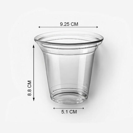 كوب بلاستيكي شفاف N-Normal pet 10 OZ