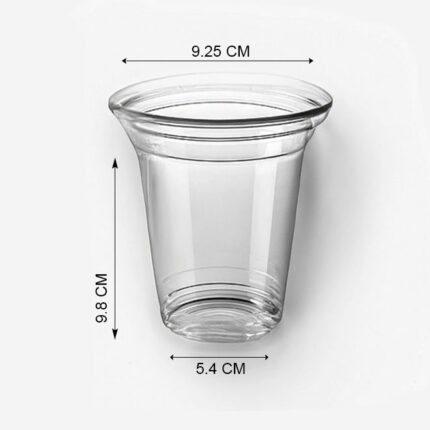 كوب بلاستيكي شفاف N-Normal pet 12 OZ