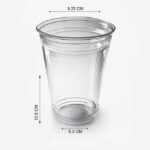 كوب بلاستيكي شفاف D-Star pet 14 OZ