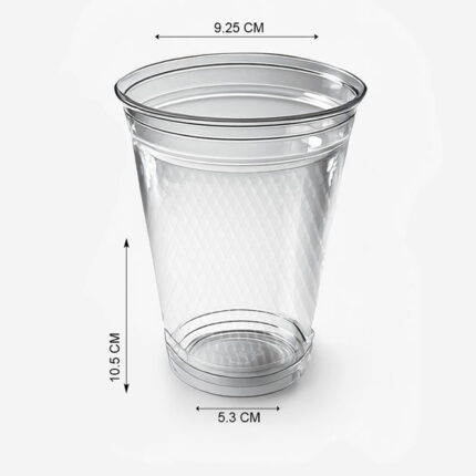 كوب بلاستيكي شفاف D-Star pet 14 OZ